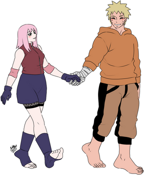 Naruto and Sakura