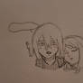 G: Suigetsu and Sakura from my Sketchbook