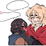 Request: Cartoonish Josha and Lady Jote