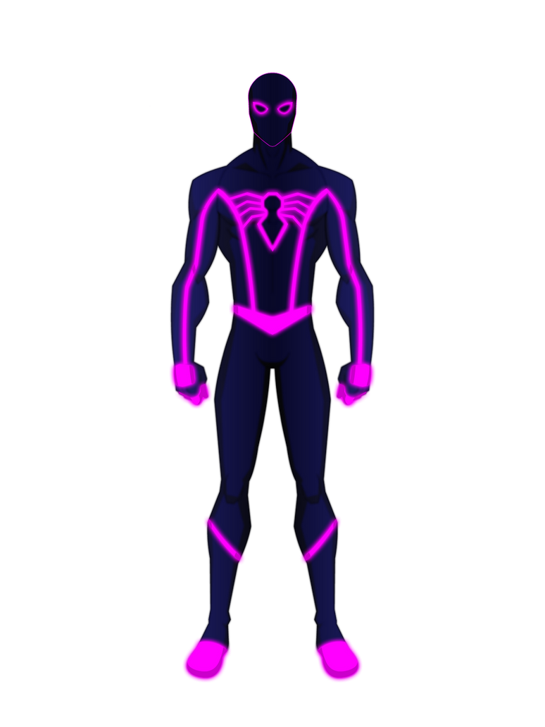 Neon Spider-Man by Flashesss on DeviantArt