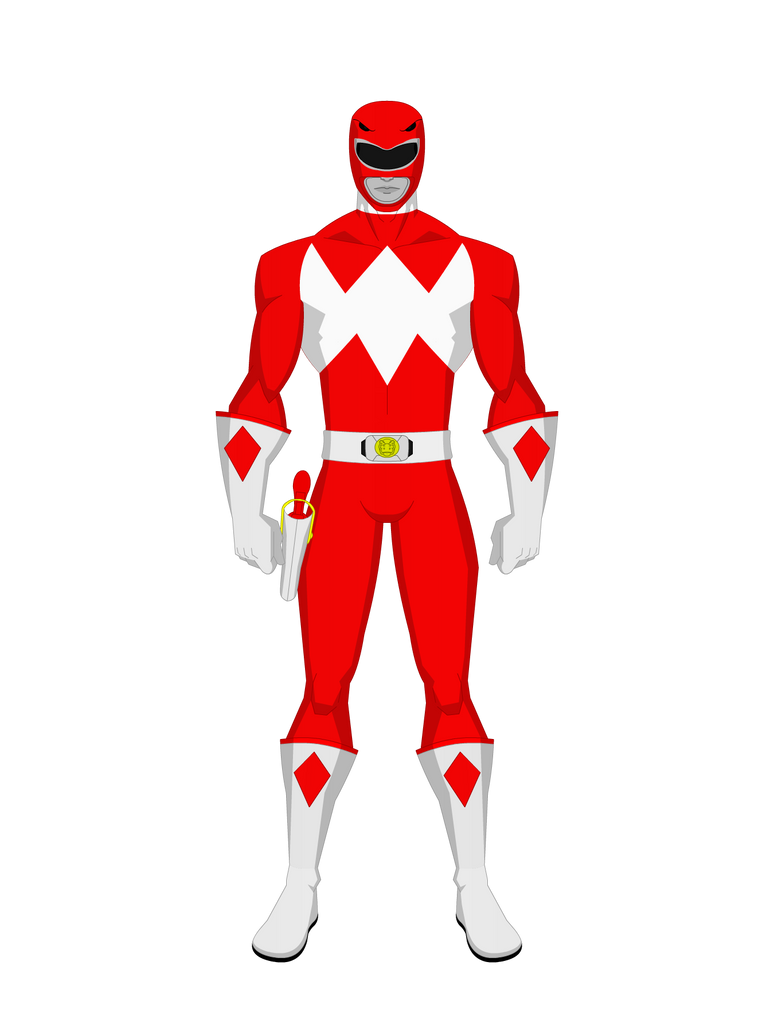 Mighty Morphin Red Power Ranger by Flashesss on DeviantArt