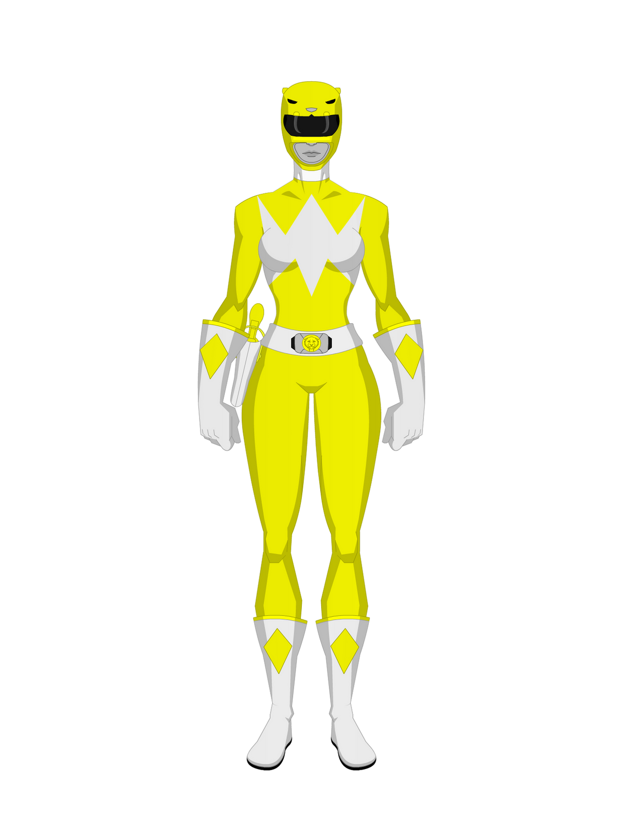 Yellow Power Ranger Morph Mighty Morphin Yellow Power Ranger by Flashesss on DeviantArt