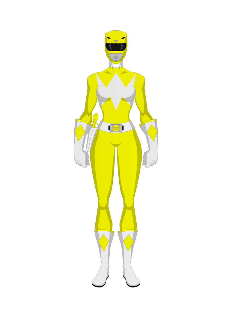 Mighty Morphin Yellow Power Ranger by Flashesss on DeviantArt