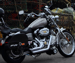 Harley Davidson. It's not mine but I wish :)