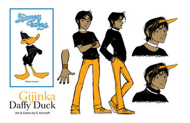 Gijinka Daffy Duck Version 1