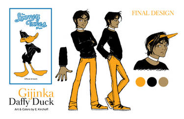 Gijinka Daffy Duck Final Version