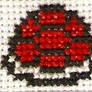 Red Shell Cross Stitch