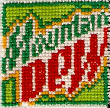 Mountain Dew Cross Stitch