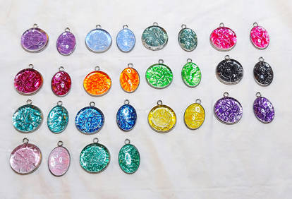 Gemstone Style Pendant Necklaces