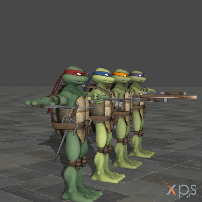 Tmnt Cod Models TMNT (2007) models by GOGODammi on DeviantArt