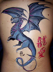 Body art. Dragon