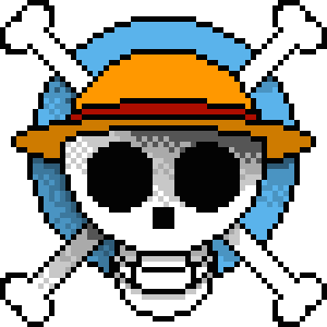 One Piece Logo Pixel Art by m0ng1990 on DeviantArt