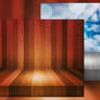 Wooden Stage Background
