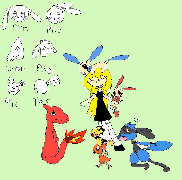 random pokemon trainer by desikun on DeviantArt