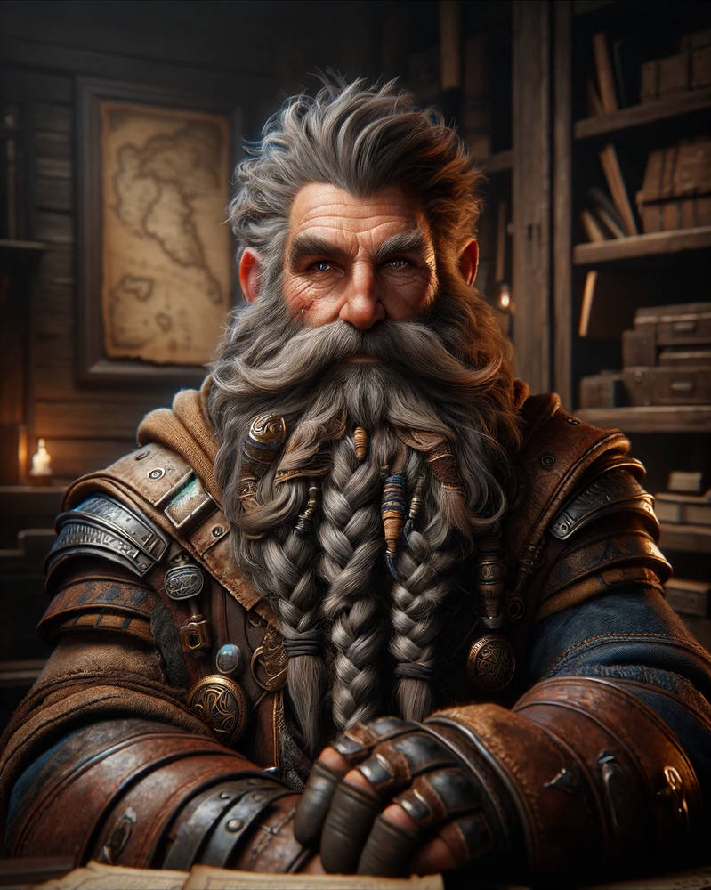 Grumpy Dwarf by SkyeDigitalTales on DeviantArt