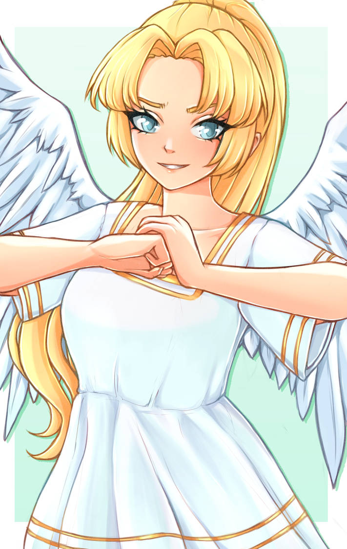 Angel OC - commission (done) by Rinka-tyan on DeviantArt