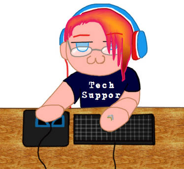 Tech support chibi