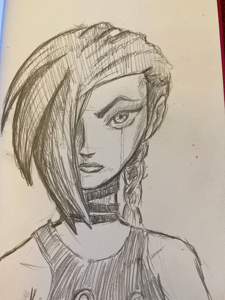 Quick Sketch - Jinx / Powder - Arcane by Imbriaart on DeviantArt