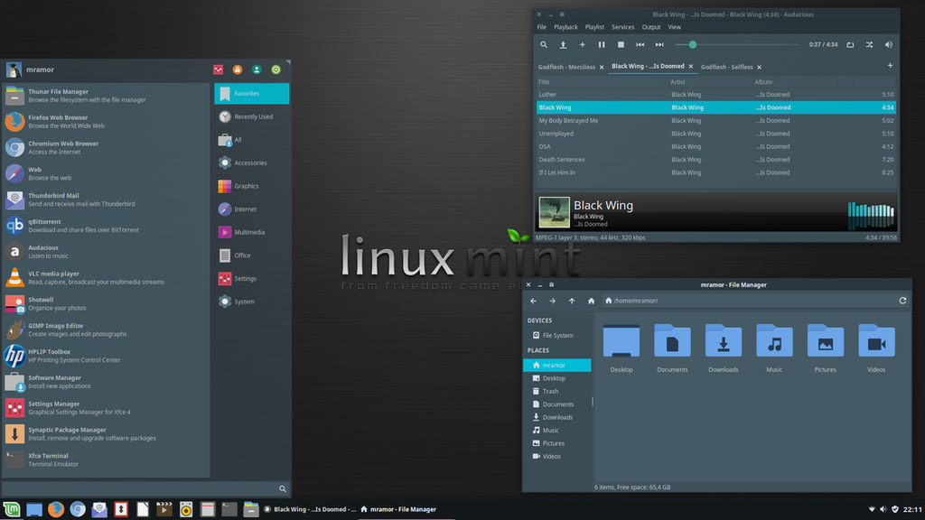 Linux Mint Xfce by duschaan on DeviantArt