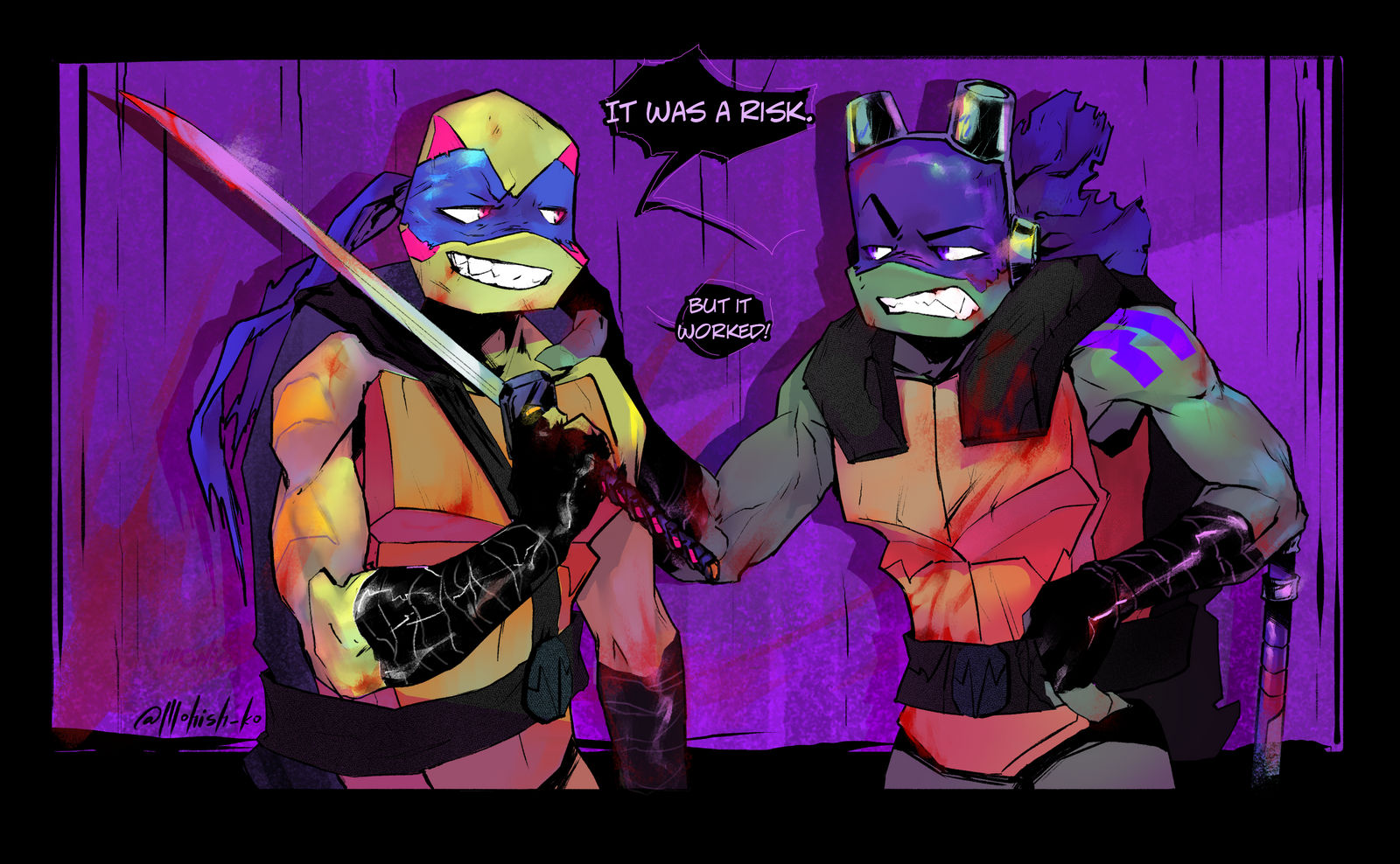 Leo and Donnie ( rottmnt ) by Mohinur on DeviantArt