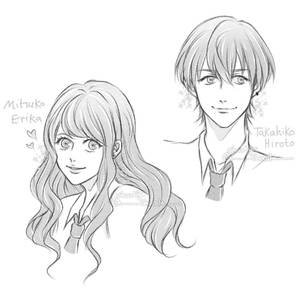 Erika and Hiroto (OCs)