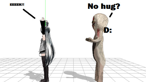 No hug? D: