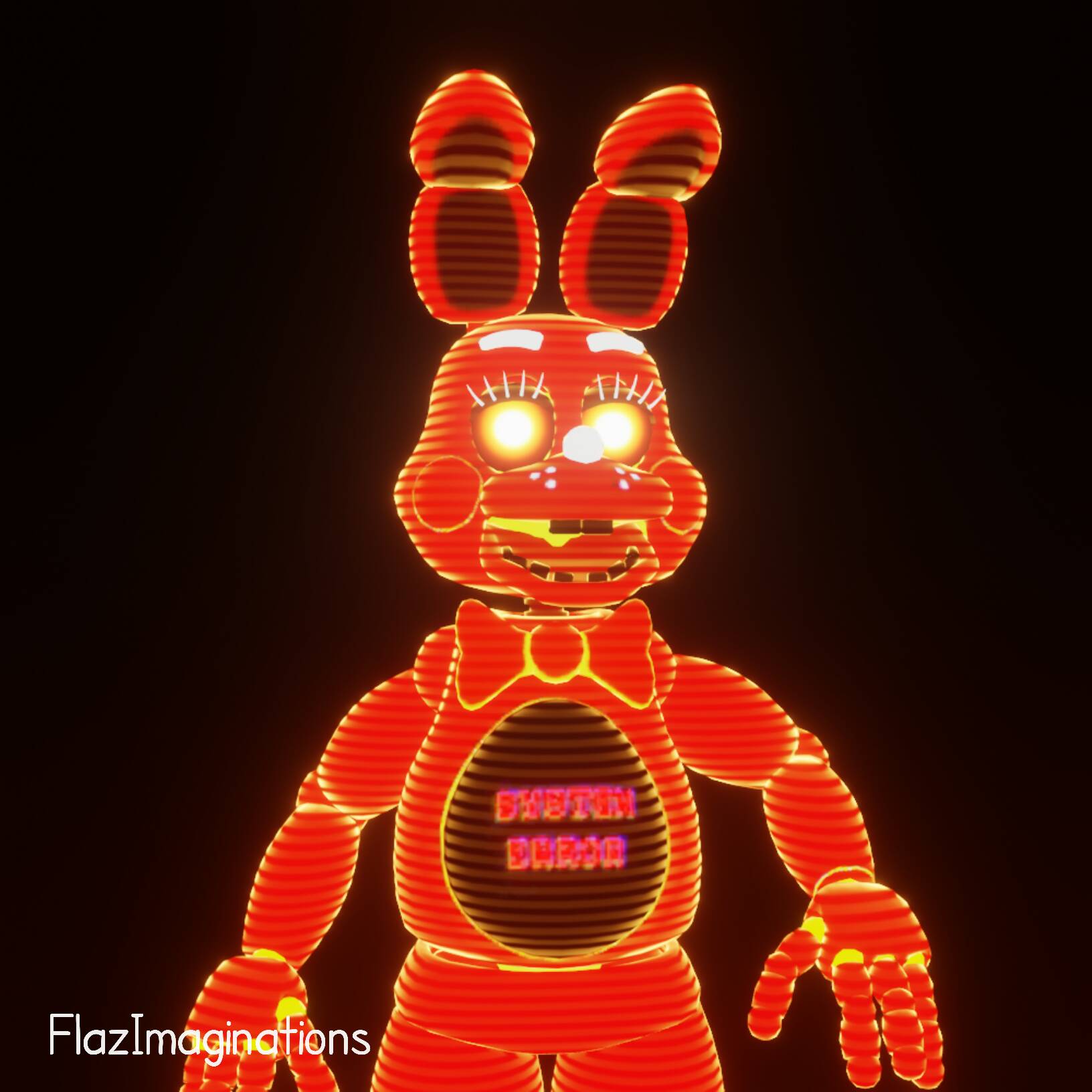 Toy Bonnie fnaf ar by earlrd on DeviantArt