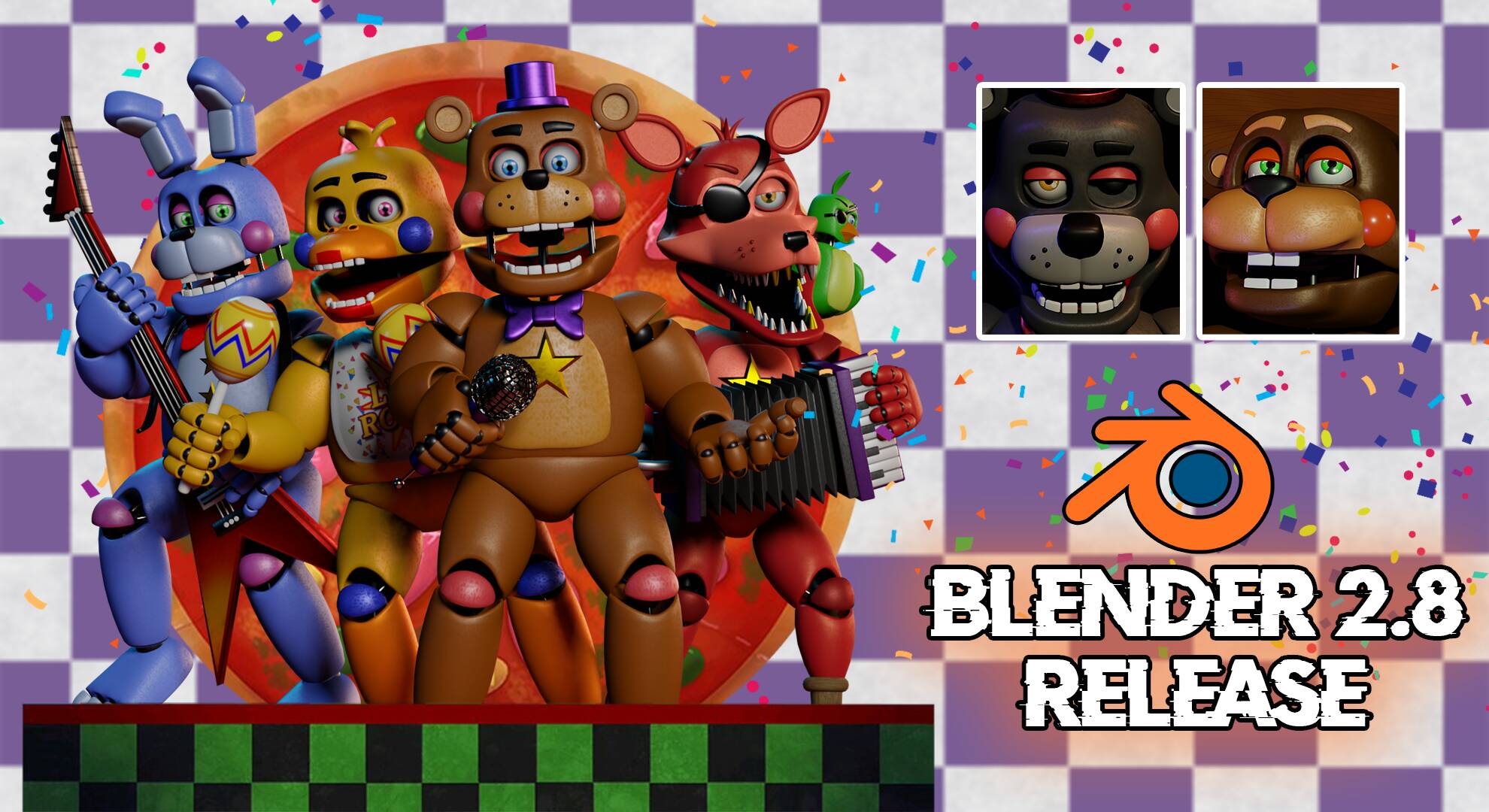 Fnaf Map Pack Blender 2.8 Release by StupidFaceAaron on DeviantArt