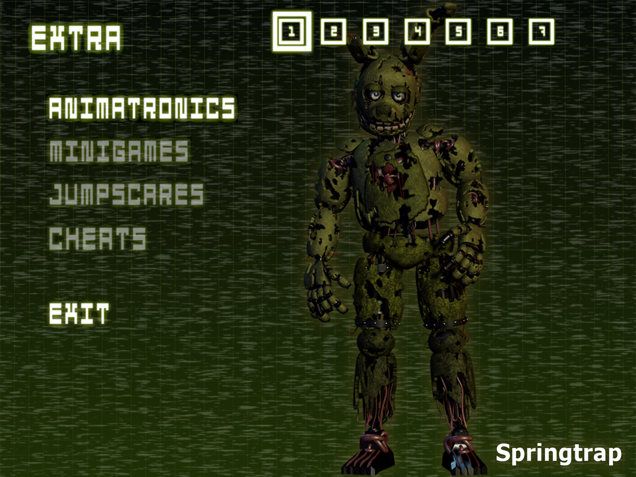 Springtrap Fnaf Simulator (BLENDER) FNaF 3 Springtrap Extra Recreated by Flaze135 on DeviantArt
