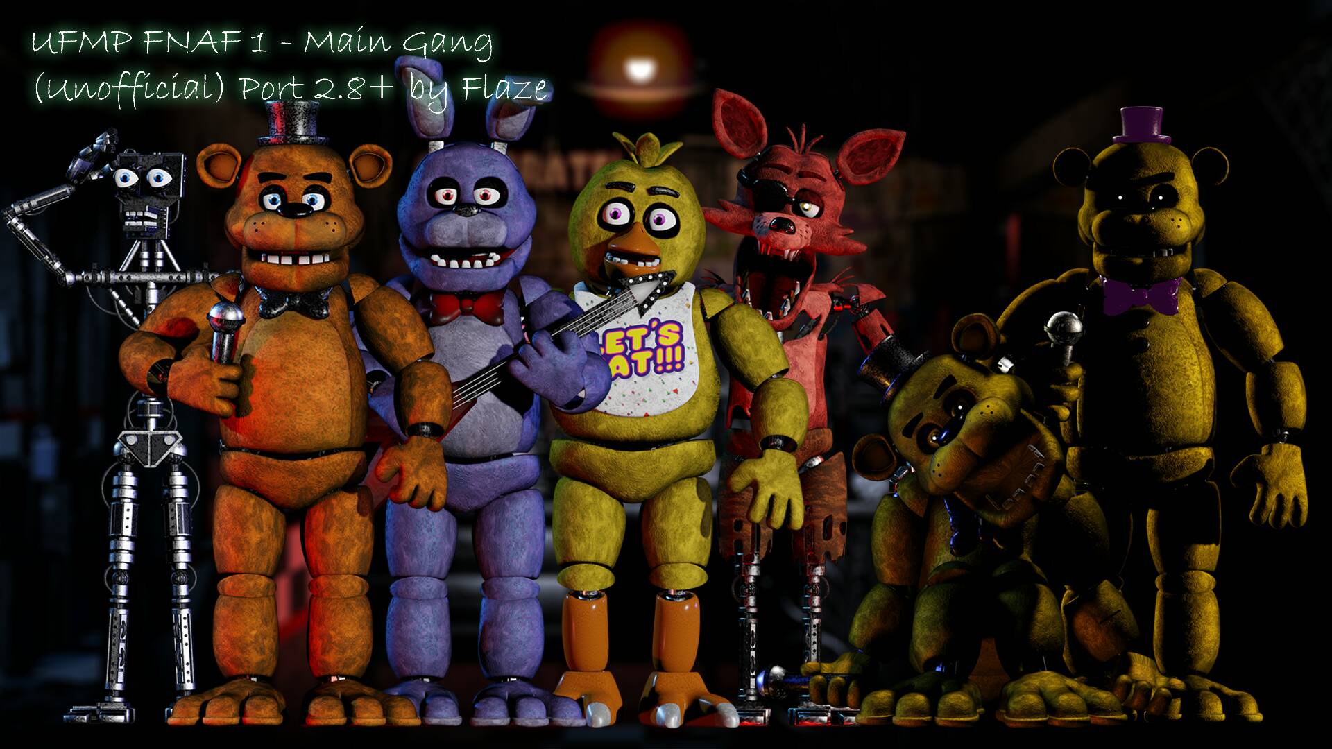 SFM FNAF Fredbear And Friends V5 by mauricio2006 on DeviantArt