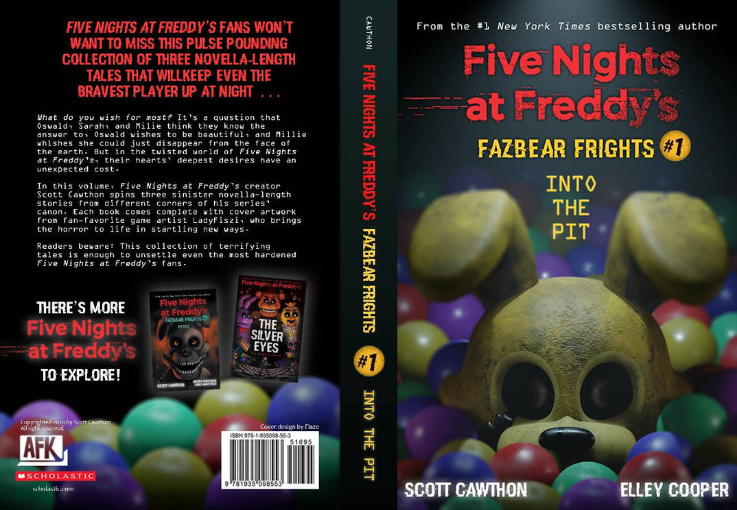 (BLENDER/FNaF) Into The Pit Cover Book Recreation by Flaze135 on DeviantArt