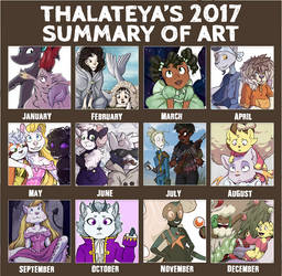 Thalateya's 2017 Summary of Art