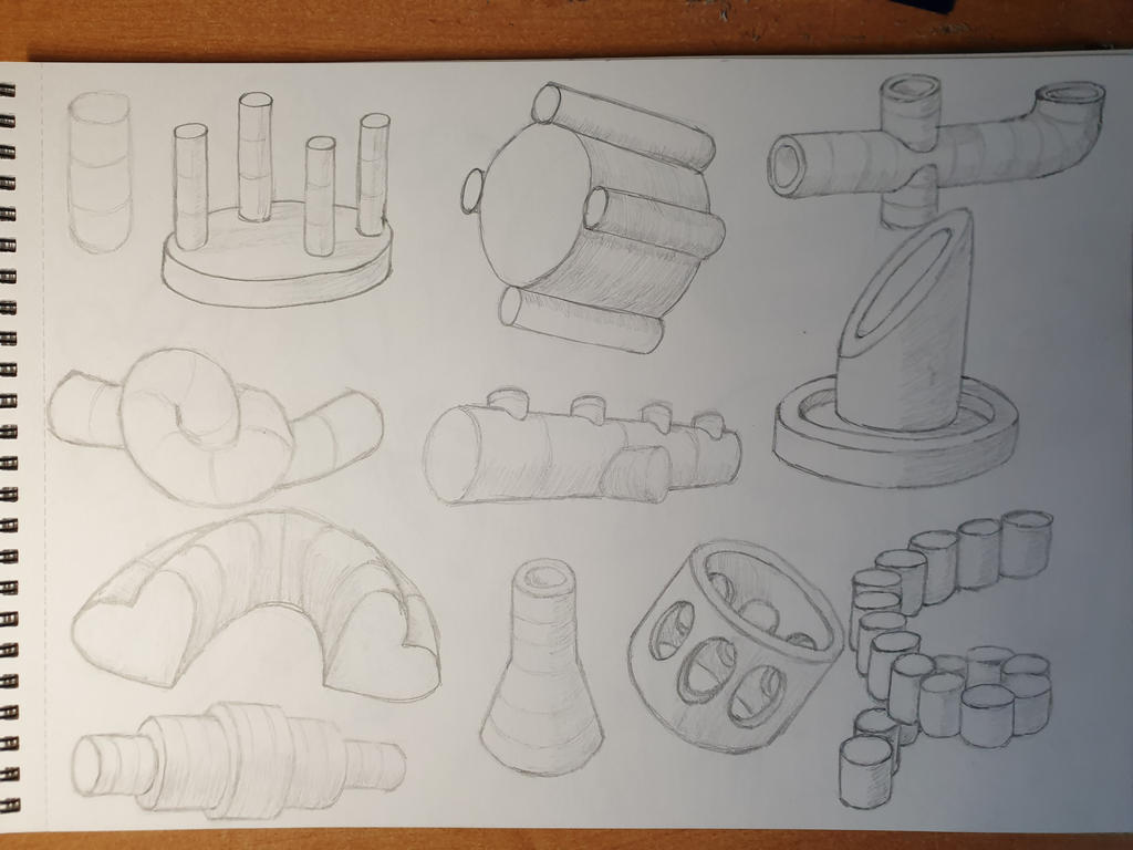 Basic shape practice 11 by Stardustchild01 on DeviantArt
