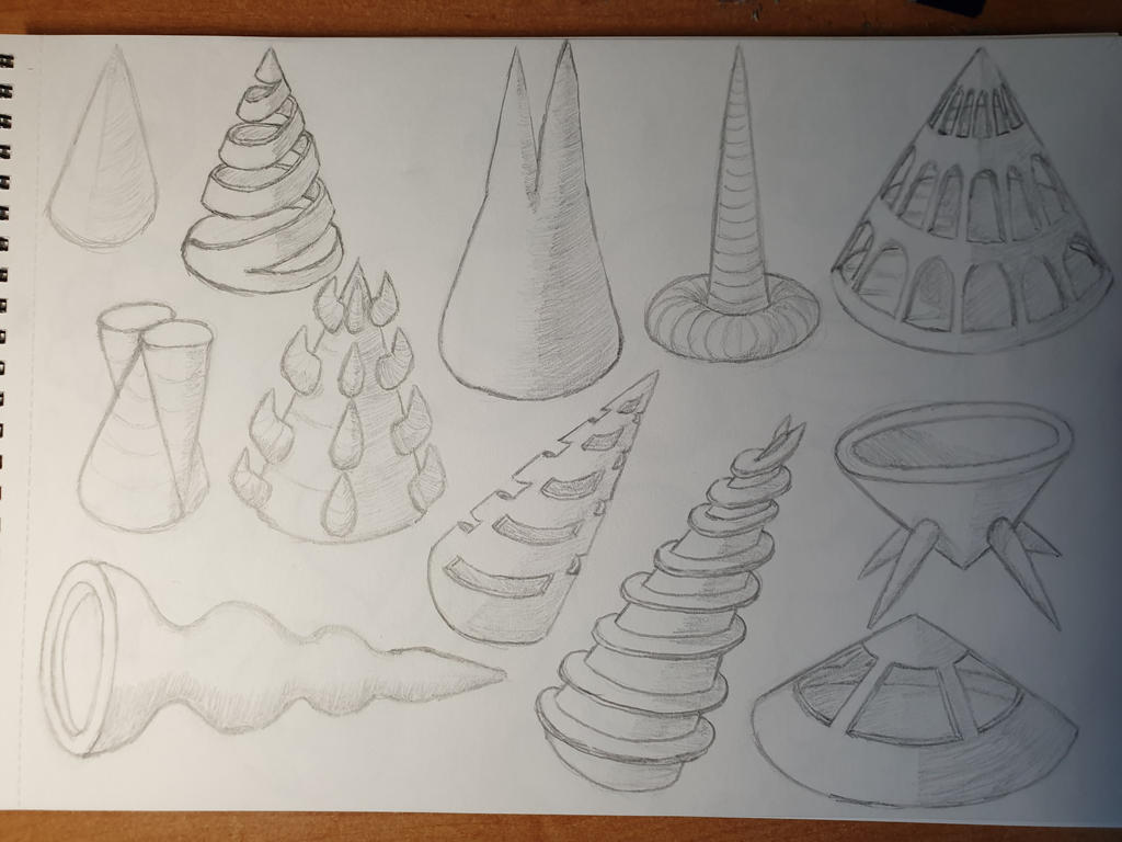 Basic shape practice 16 by Stardustchild01 on DeviantArt