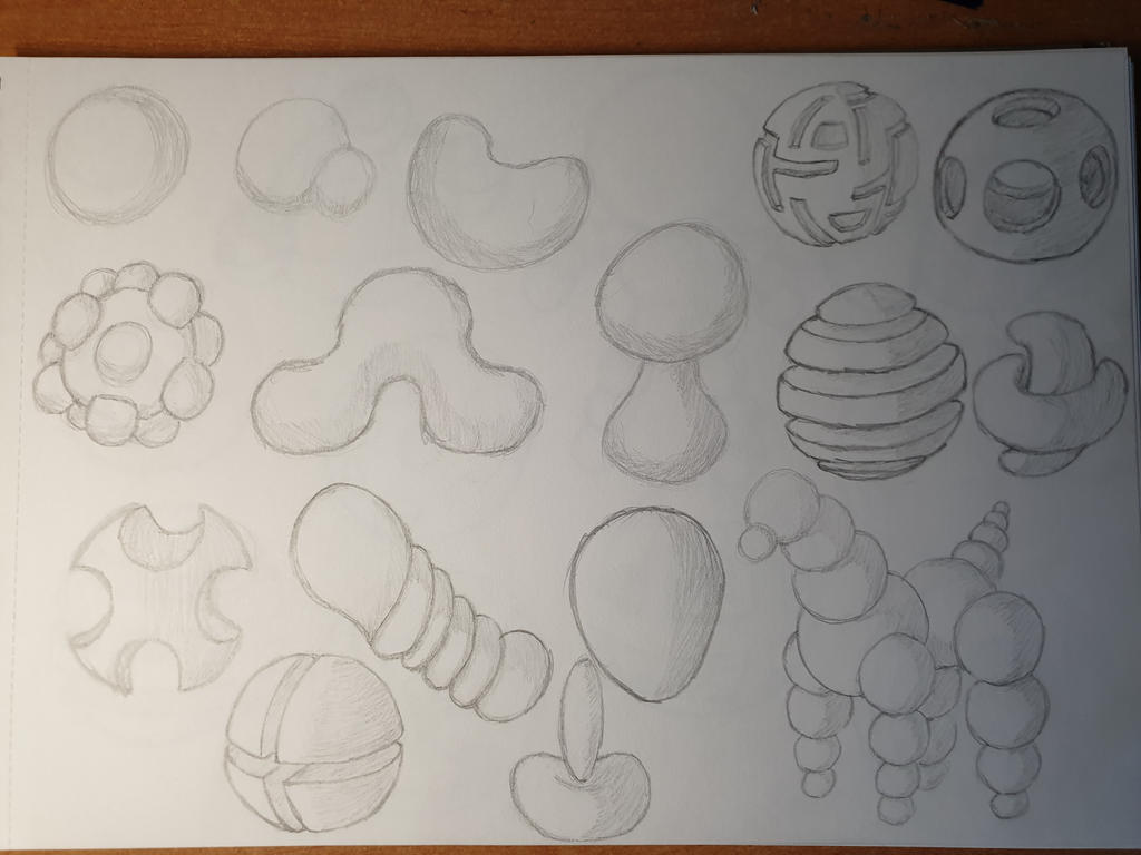 Basic shape practice 17 by Stardustchild01 on DeviantArt