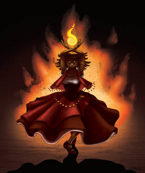 Dancing with Fire (Gypsy Witch)