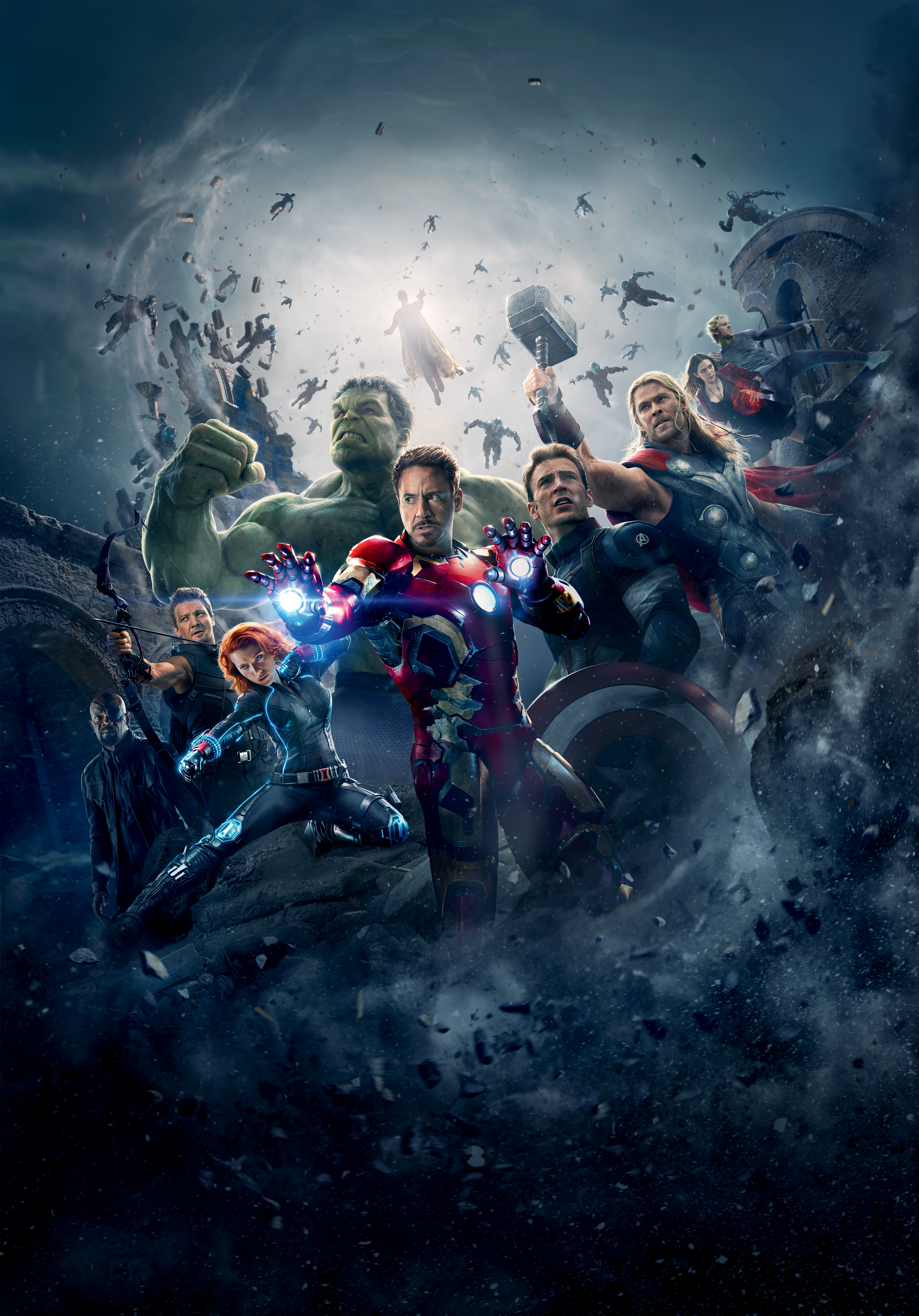 Avengers Age Of Ultron Hi Res Textless Poster By Ihaveanawesomename On Deviantart
