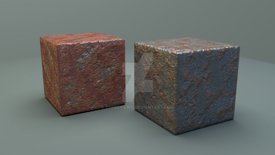 Rust Cube Texture RustyTextures Test by ThreeViews on DeviantArt