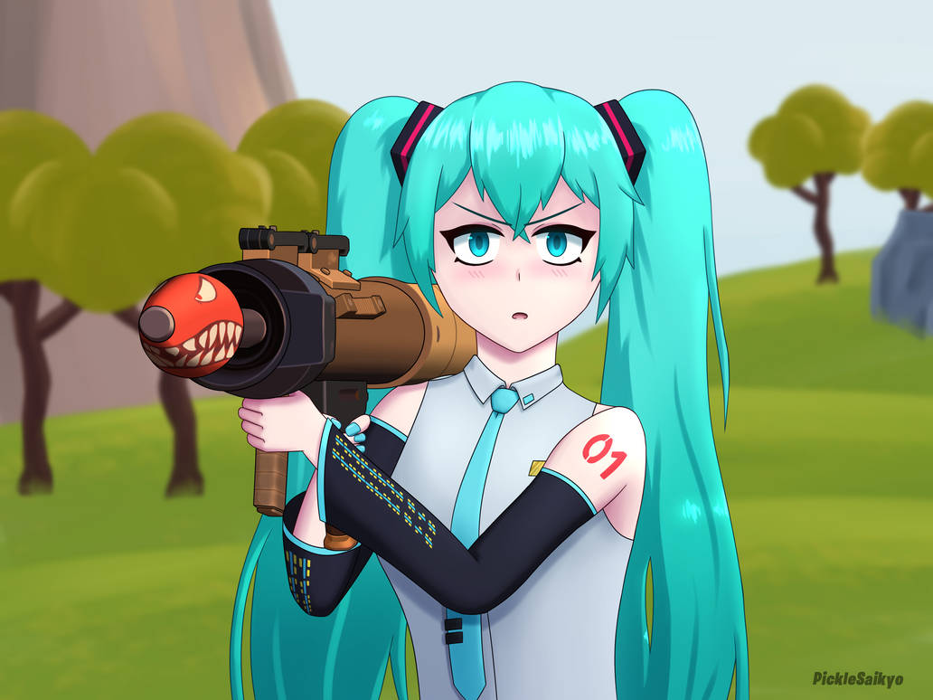 Miku in Fortnite by PickleSaikyo on DeviantArt