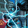 Batman vs Superman Dark Knight returns colored