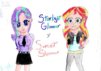 Humanizaciones de MLP 4: Starlight y Sunset