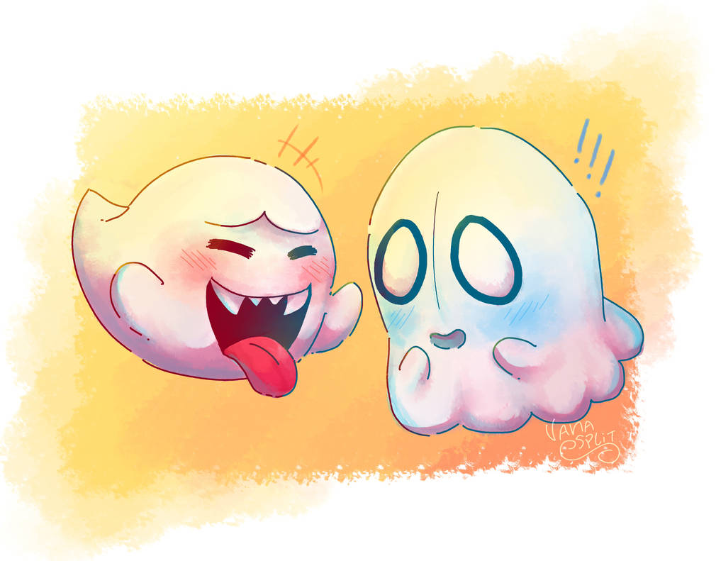 First Partner Ghost Ghost friend! by VanaBananaSplit on DeviantArt