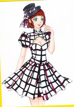 Miss Hudson in tartan ver 1