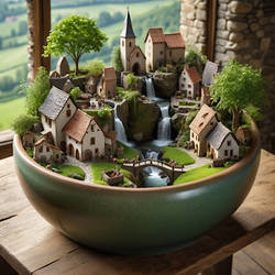 Middle Ages in flower pot