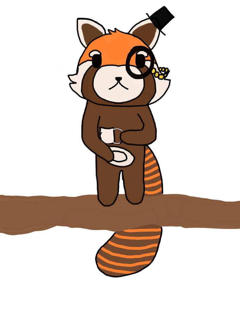 Dapper Red Panda by artcomesalive on DeviantArt