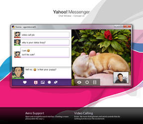 Yahoo Chat - Concept UI