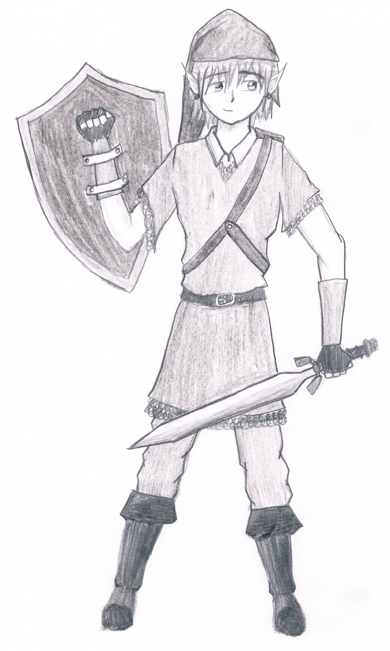 Sketchy Link (LoZ: Skyward Sword)