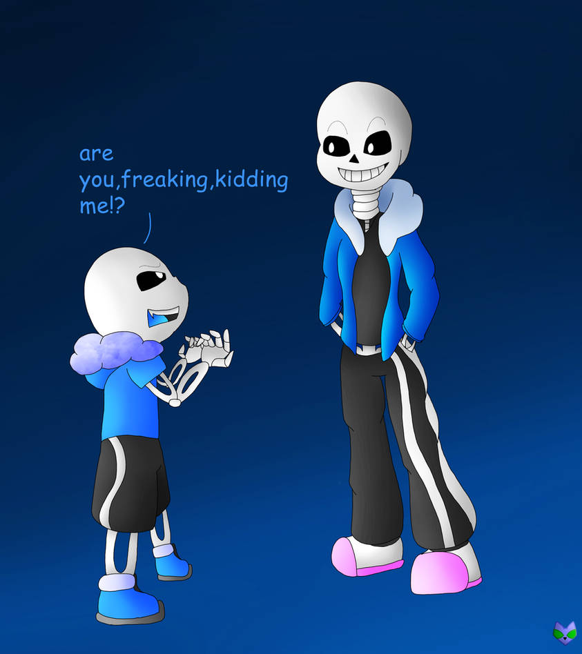 tall sans and AT sans by BladeFoxfairy on DeviantArt