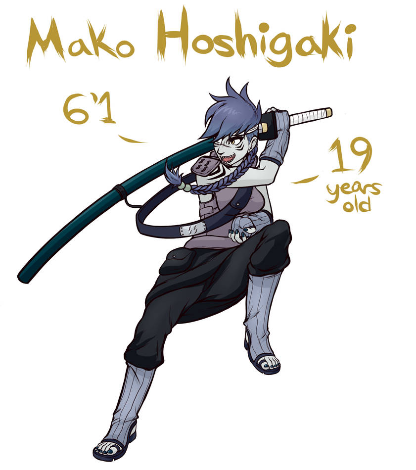 Naruto Oc Mako Hoshigaki By Remorse Crimson On Deviantart