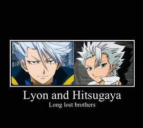 Lyon and Hitsugaya Motivational Poster